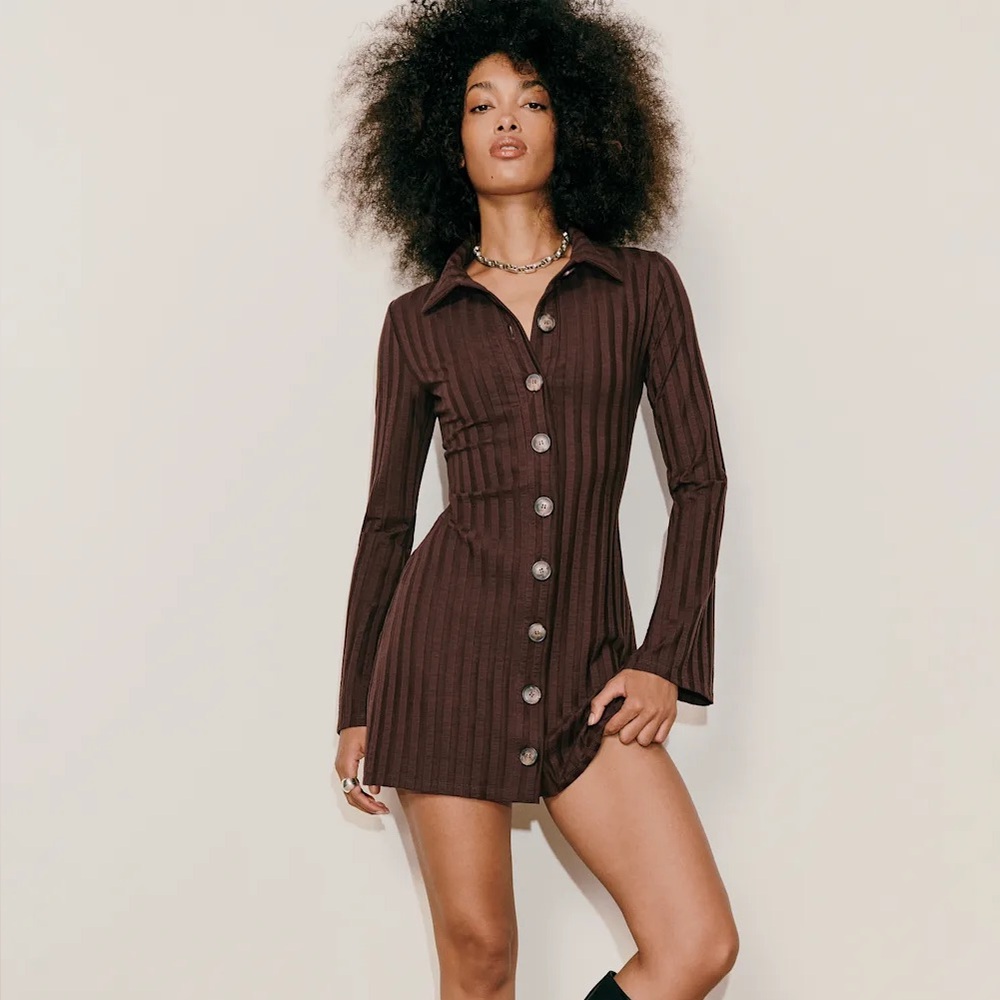 Reformation Benton Knit Dress